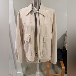 We The Free Blair Vegan Suede Jacket- cream color
